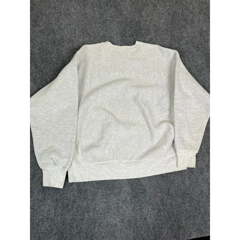 Vintage 90s Lee West Point Gray Crewneck Heavy‎ Pullover Sweatshirt Mens Size L